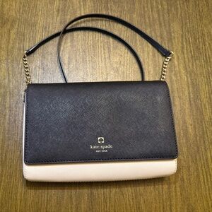 Kate Spade Black and Cream Clutch